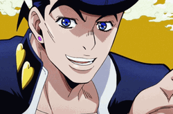 Anime Jojo's Bizarre Confident Josuke Higashikata GIF