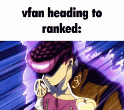 Anime Jojo's Bizarre Hermit Purple Josuke Walking GIF
