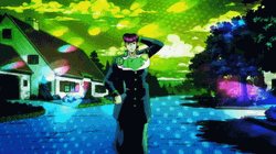 Anime Jojo's Bizarre Josuke Higashikata Dancing GIF
