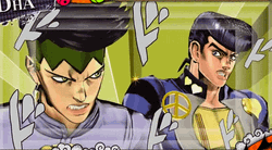 Anime Josuke Higashikata And Rohan Kishibe Unison GIF