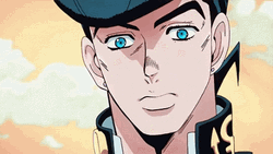 Anime Josuke Higashikata Mood Change Smile GIF