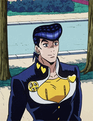 Anime Josuke Higashikata Talking And Relieved GIF