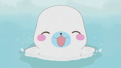 Anime Joyful Seal GIF