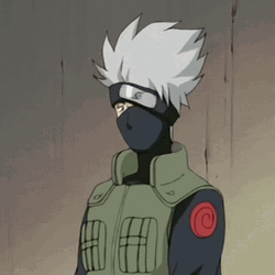 Anime Kakashi Hatake Wave GIF