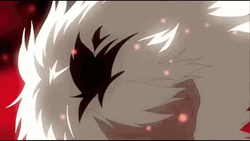 Anime Kaneki Hair Transformation GIF