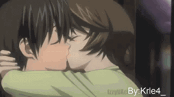 Anime Kiss Animated Hug GIF