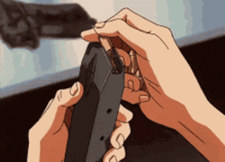 Anime Loading Magazine For Gun GIF