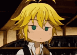Anime Meliodas Bored Reaction GIF
