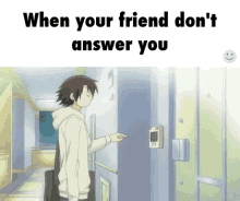 Anime Meme Pressing Doorbell Multiple Times GIF 