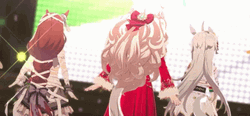 Anime Merry Christmas Group Dance GIF