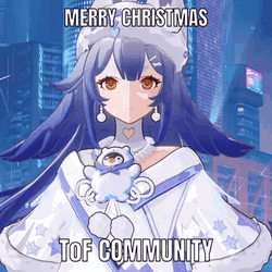 Anime Merry Christmas Tower Of Fantasy GIF