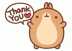 Anime Molang Bowing Thank You GIF