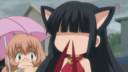 Anime Nose Bleed Kodomo No Jinkan Cat Ears
