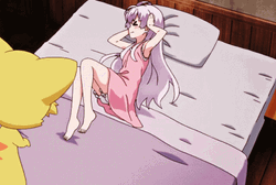 Anime Not Listening Lying Bed GIF