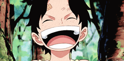 Anime One Piece Luffy Big Laugh GIF | GIFDB.com