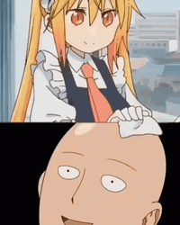 Anime One Punch Man Kobayashi Split Screen GIF