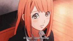 Anime Orange Naho Takomiya Good Good Morning GIF