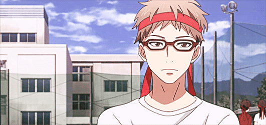 Anime Orange Saku Poker Face GIF