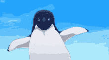 Anime Penguin Walking GIF