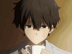 Anime Pfp Houtarou Oreki Coffee