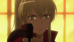 Anime Phantom Requiem Gun Shooting GIF