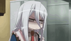 Anime Rage Felli Loss Gloomy Mood GIF