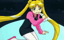 Anime Rain Sailor Moon Crying