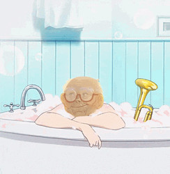 Anime Sad Bubble Boy GIF