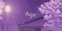 Anime Sakura Cute Purple Aesthetic Age