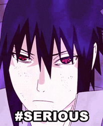 Anime Sasuke Why So Serious