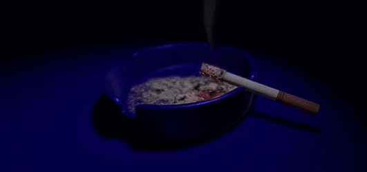 Anime Scene Smoking Cigarette GIF