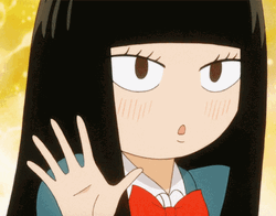 Anime School Girl Cute Wave GIF
