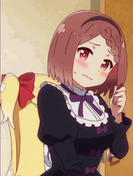 Anime Shy Girl Miyako Hoshino GIF