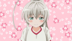 Anime Shy Kiss Nyaruko GIF