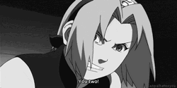 Anime Slap Angry Sakura Haruno GIF