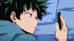Anime Sleep Izuku Midoriya GIF