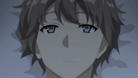 Anime Sleep Mai Sakurajima And Sakuta Azusagawa GIF