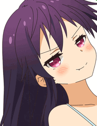 Anime Smirking Girl