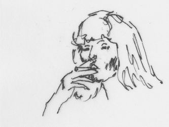 Anime Smoking Vanishing Mobile Animation GIF