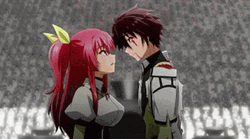 Anime Stella Kissing Ikki Chivalry Of Failed Knight GIF