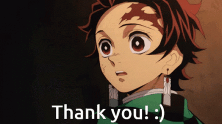 Anime Tanjiro Kamado Thank You GIF