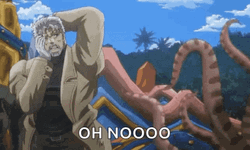 Anime Tentacle Jojo Oh No GIF