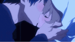 Anime Toradora Kissing Scene GIF