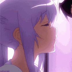 Anime Tsukasa Mizugaki Isla Kissing Plastic Memories GIF