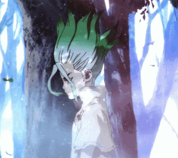 Anime Walking Senku Ishigami Dr. Stone GIF