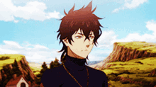 Anime Yuno Grinberryall  Black Clover Sad Depressed  GIF