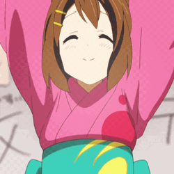Anime Yuri In Kimono GIF