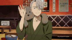 Anime Yuri Waving Hand GIF