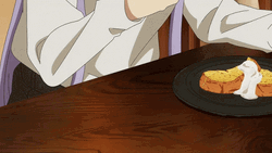 Anju 86 Anime Bread Knife Falling Over GIF