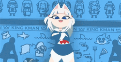 Ankha Big Smile Little Pointed Teeth GIF